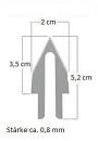 Messer Typ Q150/0,8 (35 mm) für Thermoschneider air-cooled