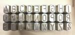 Buchstabensatz für Leder: A - Z, 10 mm