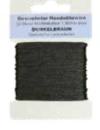 Garn gewachst 20 m , 1 mm , dunkelbraun