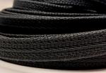 Zügelgurtband, 24 mm, geflochten, schwarz