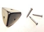 Kofferecke, 20 mm, Nickel