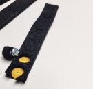 Filzronde 10 mm, schwarz